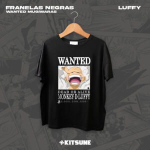 Wanted Luffy – Black